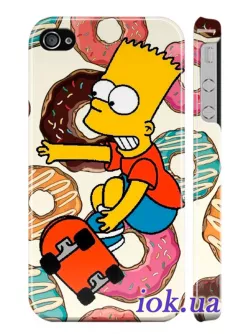 Чехол для iPhone 4/4S - Барт Симпсон