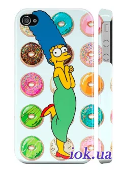 Чехол для iPhone 4/4S - Мардж Симпсон