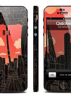 Винил Qstcker на iPhone 5 - Oil