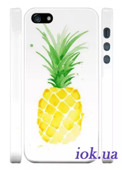 Чехол для iPhone 5/5S с рисованным ананасом