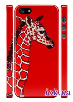 Чехол с жирафом для iPhone 5/5S