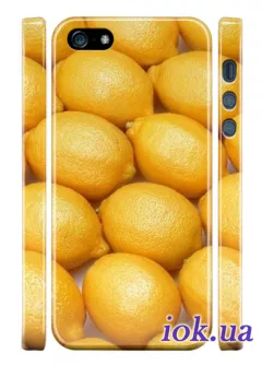 Чехол на iPhone 5/5S - Большие лимоны