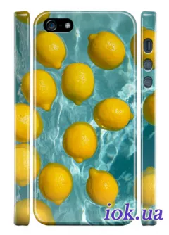 Чехол с рекой лимонов для iPhone 5/5S