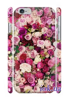 Нежный чехол с розами для iPhone 6/6S Plus