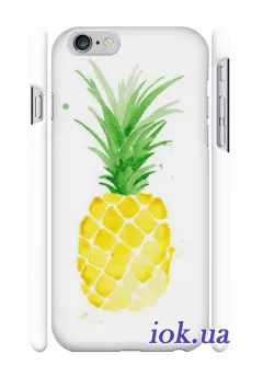 Чехол с нарисованным ананасом для iPhone 6/6S Plus