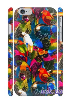 Чехол с экзотическими птицами для iPhone 6/6S