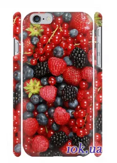 Чехол с лесными ягодками для iPhone 6/6S Plus