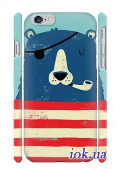 Чехол с медведем моряком для iPhone 6/6S Plus