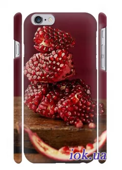 Красный чехол с гранатом для iPhone 6/6S Plus