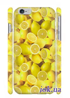 Яркий чехол для iPhone 6/6S Plus с лимонами
