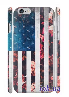Флаг Америки на чехле для iPhone 6/6S Plus