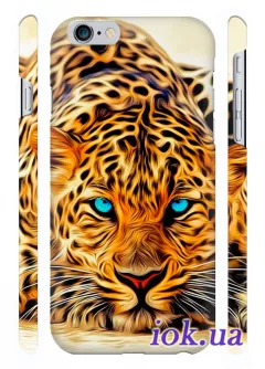 Чехол на iPhone 6 Plus - Леопард