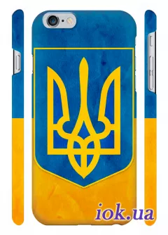 iPhone 6 Plus чехол с гербом и флагом Украины