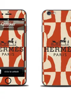 Наклейка на iPhone 6 - Hermes
