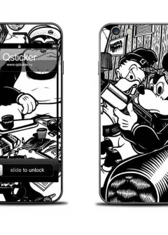 Наклейка на iPhone 6 - Mickey Mouse Mafia