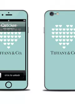 Наклейка на iPhone 6 - Tiffany