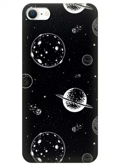 Чехол для iPhone SE (2020) - Планеты