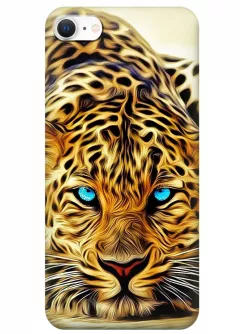 Чехол для iPhone SE (2020) - Леопард