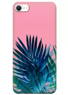 Чехол для iPhone SE (2020) - Тропические листья
