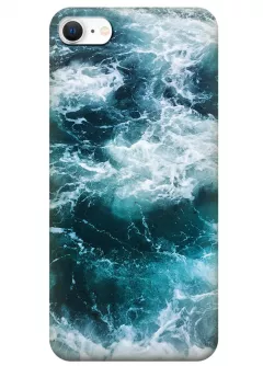 Чехол для iPhone SE (2020) - Неспокойное море