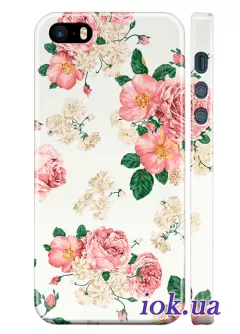 Чехол для iPhone SE - Букеты цветов
