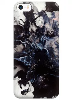 Чехол для iPhone SE - Взрыв мрамора