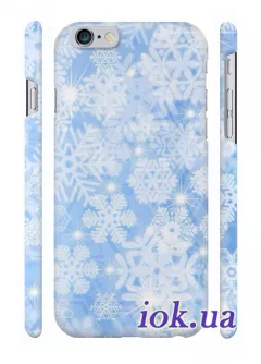 Чехол с снежинками для iPhone 6/6S