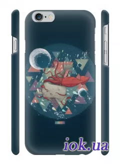 Синий чехол с осьминогом для iPhone 6/6S