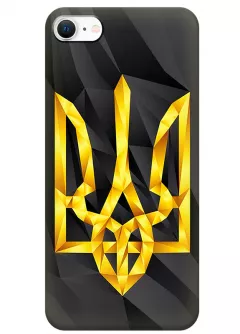 Чехол на iPhone SE 2020 с геометрическим гербом Украины