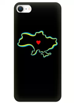 Чехол на iPhone SE 2020 для патриотов Украины - Love Ukraine