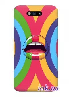 Чехол для Huawei Honor Magic - Цветные губы