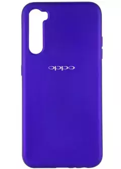 Уценка Чехол Silicone Cover Full Protective (A) для OPPO Realme 6 Pro, Эстетический дефект / Фиолетовый / Purple