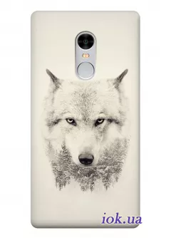 Чехол для Xiaomi Redmi Note 4 - Арктический Волк