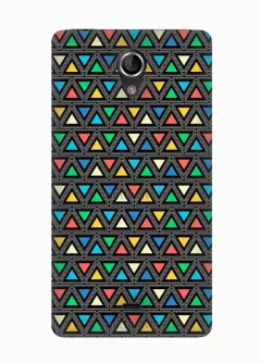 Чехол для Sony Xperia T - Красочные треугольники