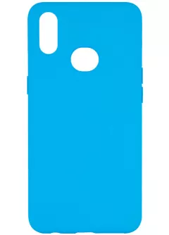 Силиконовый чехол Candy для Samsung Galaxy A10s / M01s, Голубой