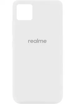 Чехол Silicone Cover My Color Full Protective (A) для Realme C11, Белый / White