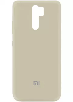 Чехол Silicone Cover My Color Full Protective (A) для Xiaomi Redmi 9, Бежевый / Antigue White