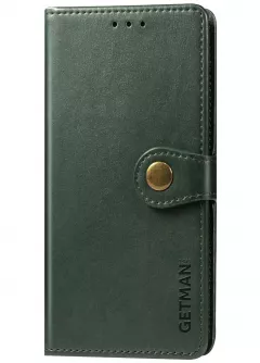 Кожаный чехол книжка GETMAN Gallant (PU) для Huawei P Smart (2021) / Y7a