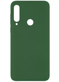 Чехол Silicone Cover Full without Logo (A) для Huawei Y6p, Зеленый / Dark green