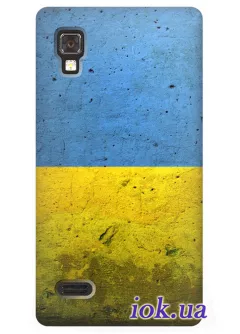 Чехол для LG Optimus L9 - Украинская стена 