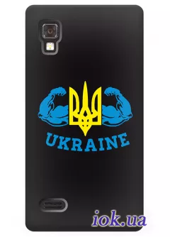Чехол для LG Optimus L9 - Украина - сила 