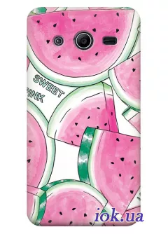 Чехол для Galaxy Core 2 (G355) - Sweet pink