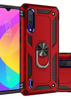 Ударопрочный чехол Serge Ring for Magnet для Xiaomi Mi A3 (CC9e), Красный