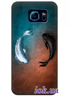 Чехол для Galaxy S6 Edge - Инь янь