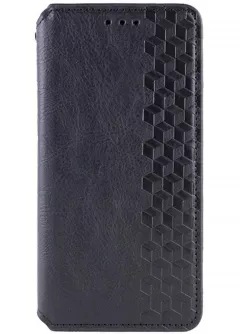 Кожаный чехол-книжка GETMAN Cubic (PU) для Apple iPhone XR (6.1"), Черный