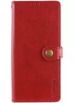 Кожаный чехол книжка GETMAN Gallant (PU) для Infinix Smart 9 || Infinix Hot 50i, Красный
