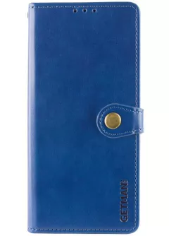 Кожаный чехол-книжка GETMAN Gallant (PU) для Samsung Galaxy A57 5G, Синий