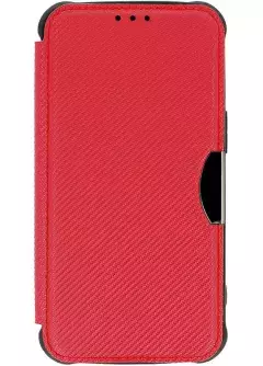 Кожаный чехол книжка GETMAN Razor (PU) для Xiaomi Poco C65 || Xiaomi Redmi 13C, Red