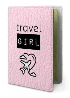Обложка для паспорта - Travel Girl