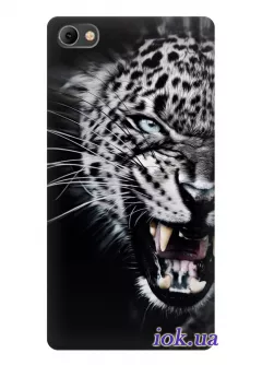 Чехол для Meizu U10 - Злой леопард